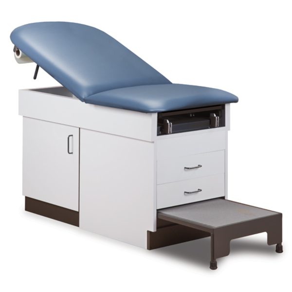 Clinton Family Practice Table w/ Stool, Gray Coat, Color: Royal Blue 8890-1GR-3RB
